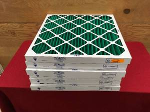 lot 336 image: 6 24 X 24 X 2 Tri- Pleat Air Filters