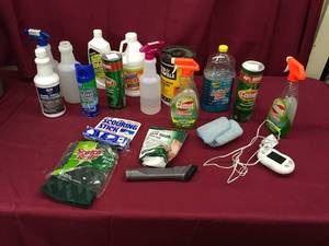 Box Of Cleaning Products