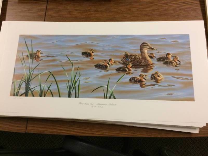lot 36 image: First Time Out by Darrel Bush Signed & Numbered Limited Edition Print Size With Border Approx 27x13