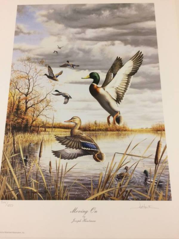 lot 39 image: Moving On by Joseph Hautman Signed & Numbered Limited Edition Print Size With Border Approx 19x23