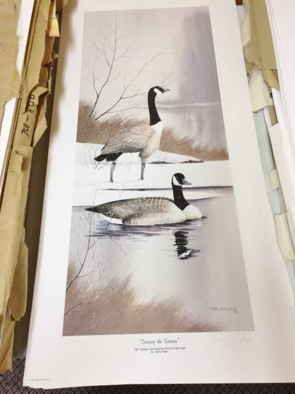 lot 57 image: Sensing The Season by Terry Palm Signed & Numbered Limited Edition Print Size With Border Approx15x31