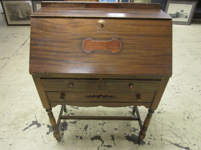 Vintage Wood Secretary Desk Butler Antique Wood Furniture