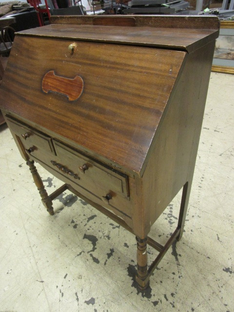 Vintage Wood Secretary Desk Butler Antique Wood Furniture