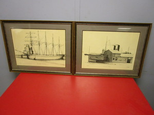lot 333 image: VINTAGE SIGNED, NUMBERED JC CARY PRINTS