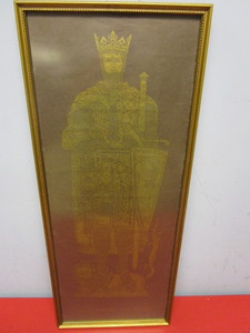 lot 342 image: VINTAGE KING ROBERT THE BRUCE ARTWORK