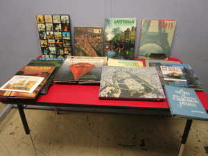 lot 347 image: VINTAGE TRAVEL COFFEE TABLE BOOKS