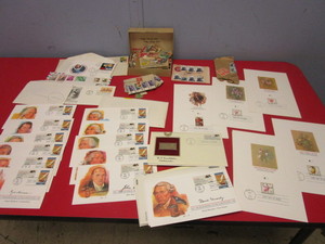 lot 350 image: VINTAGE STAMPS, COMMEMORATIVE COLLECTIONS