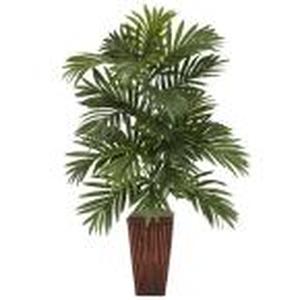 lot 98 image: Nearly Natural 32 in. H Green Areca...