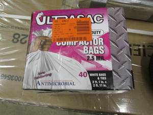 lot 74 image: Ultrasac 5 gal. Compactor Bags (40 ...