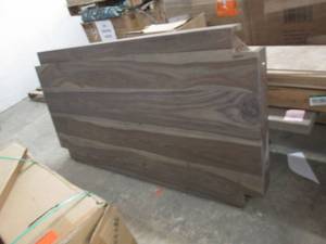 lot 86 image: 68x36 inch Sturdy Wood Grained Dini...