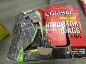 lot 177 image: Ultra Sac Contractor Bags 42 Gallon...