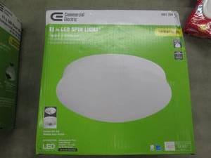 lot 203 image: Commercial Electric Spin Light 11 i...