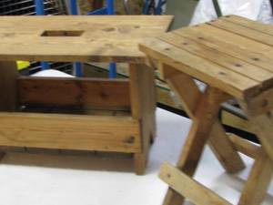 Wood Bench