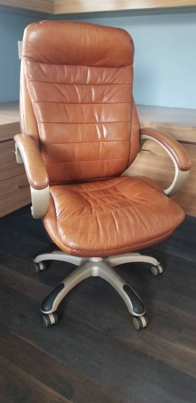 abraham office chair tan