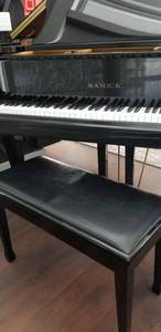 lot 1 image: Samick Grand Piano with Bench  No Reserve