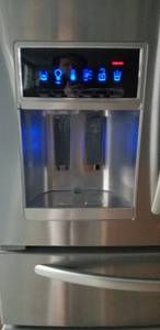 lot 93 image: KitchenAid Refrigerator Stainless with French Doors
