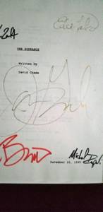 lot 45 image: The Sopranos Signed Cast Script 12201995