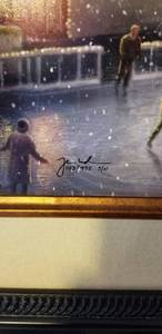 lot 71 image: Thomas Kinkade Christmas in New York. 143995