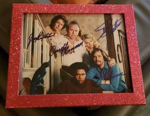 lot 49 image: All in The Family Signed Cast Photo