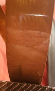 lot 67 image: Burnt Orange Enameled Metal Sculpture by Jon Allen