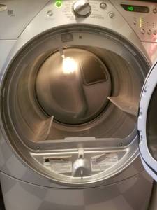 lot 92 image: Whirlpool Duet Washer and Dryer Set, Electric