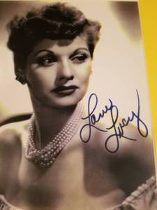 lot 55 image: Autographed Photo of Lucille Ball