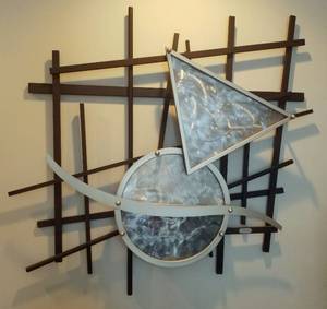 lot 87 image: Jeff Mehringer Abstract Metal Art Wall Sculpture