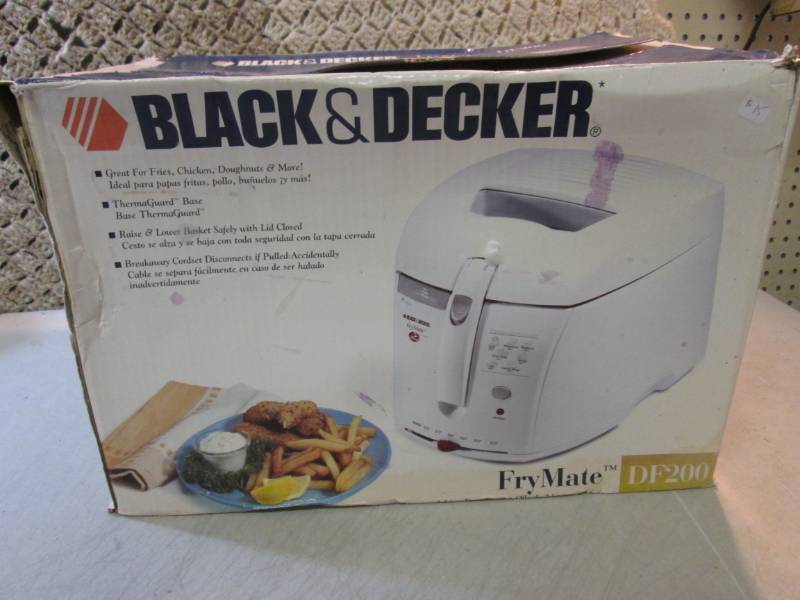 Black Decker Fry Mate Deep Fryer W2 Crossbows Coins