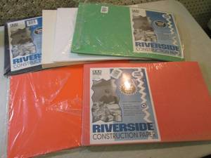 lot 34 image: Assorted Construction Paper 12 x 1...