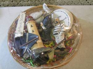 lot 37 image: Lighthouse Collector Gift Basket  F...