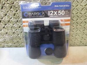 lot 52 image: 12x50 Wide Angle Binoculars Unopene...