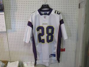 lot 63 image: Reebok MN Vikings #28 Peterson Jers...