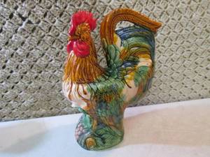 lot 89 image: Ceramic Rooster 13 Tall  RM4...