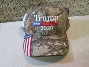 lot 92 image: Embroidered Trump 2020 Real Tree Ca...