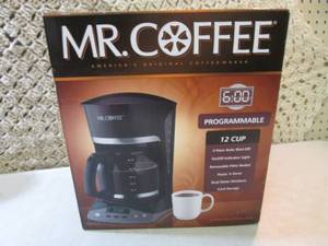 lot 109 image: Mr Coffee Programmable 12 Cup Coffe...