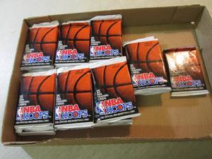 lot 112 image: 36 Packs of NBA Hoops Trading Cards...