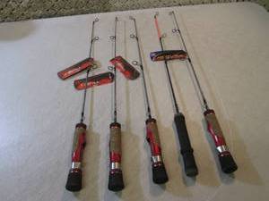 lot 129 image: Lot of 5 Ice Fishing Rods  EC1...