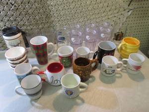 lot 141 image: Assorted Cups and Glasses  RM4...