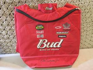 lot 148 image: Dale Jr  Budweiser Back Pack  D-3...