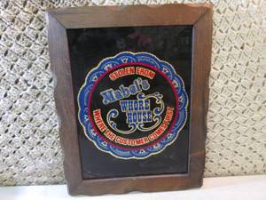 lot 156 image: MancaveGarage Framed Sign 15 x 19...