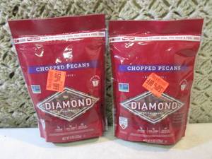 lot 212 image: 2 Bags of Diamond Chopped Pecans Be...