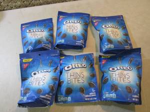lot 237 image: 6 Bags of Oreo Thins Bites Cookies ...