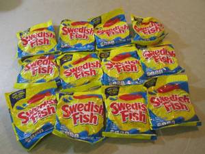 lot 240 image: 12 Bags of Swedish Fish Candy Best ...