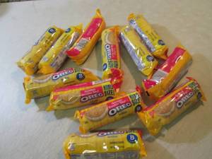 lot 242 image: 12 Packs of Golden Double Stuf Oreo...