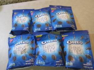 lot 247 image: 6 Bags of Oreo Thins Bites Cookies ...