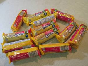lot 250 image: 12 Packs of Golden Double Stuf Oreo...