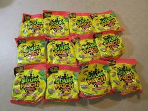 lot 254 image: 12 Bags of Sour Patch Kids Watermel...
