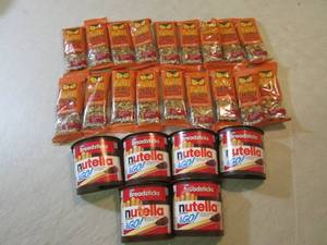 lot 262 image: Energy Granola Bars and Nutella & G...