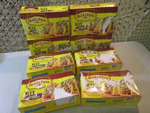 lot 264 image: 8 Boxes of Taco Dinner Kits Best by...
