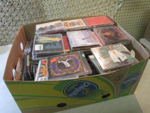 lot 269 image: Box Full of Assorted CDs  CLR...